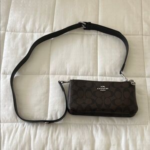 Coach Signature Brown Crossbody Bag